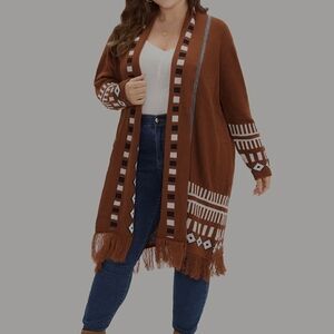 Bloomchic Aztec Patterned Women's Sweater